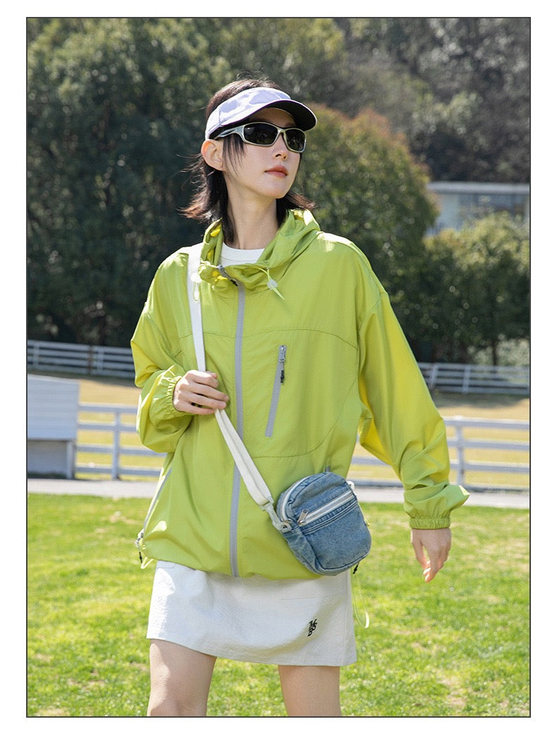 UPF 80+lightweight sun-protection jacket