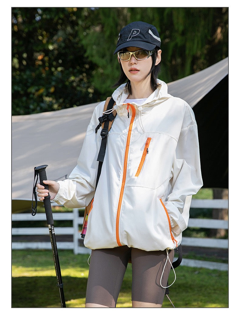 UPF 80+lightweight sun-protection jacket