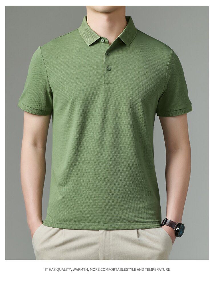 Kemeja polo rajutan selesa pelbagai warna