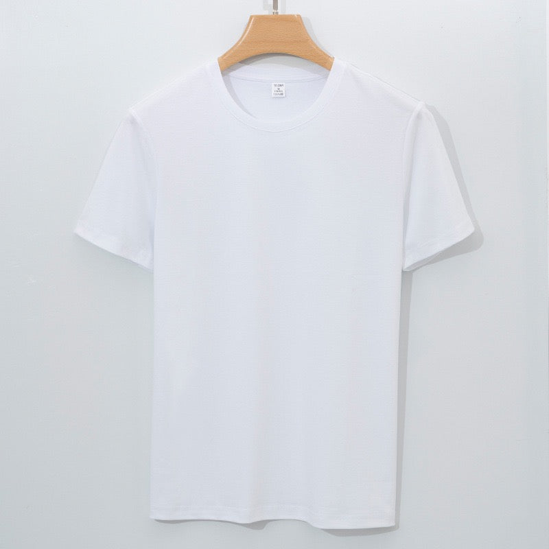 100% high count long staple cotton T-shirt