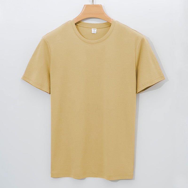 100% high count long staple cotton T-shirt