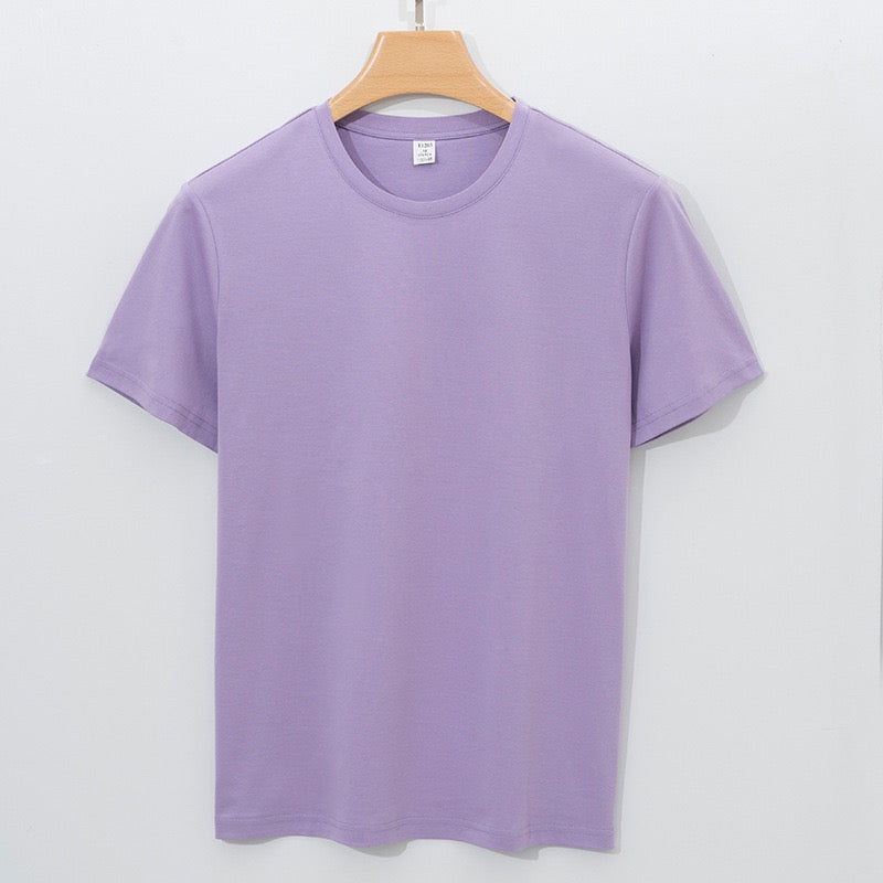 100% high count long staple cotton T-shirt