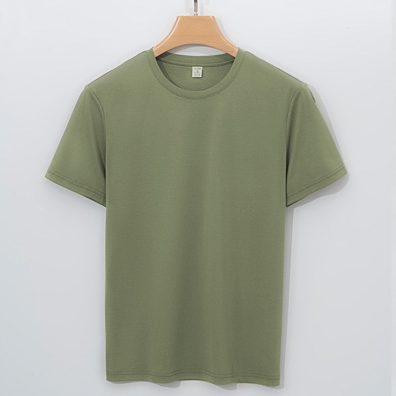100% high count long staple cotton T-shirt
