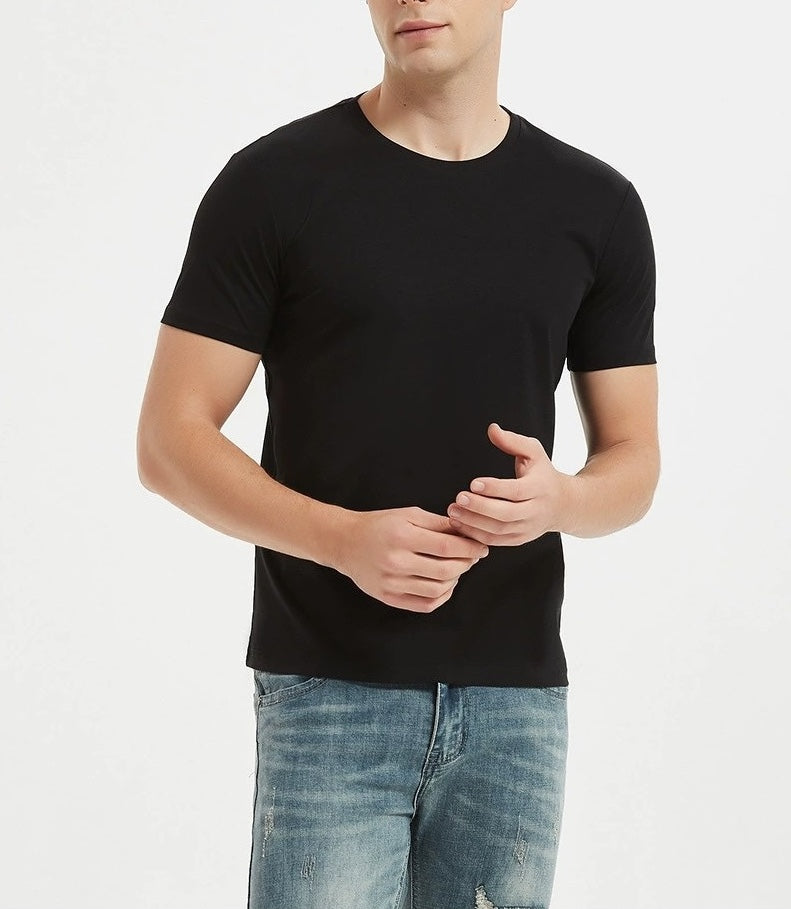 100% high count long staple cotton T-shirt