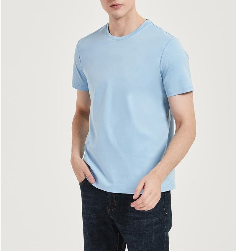 100% high count long staple cotton T-shirt