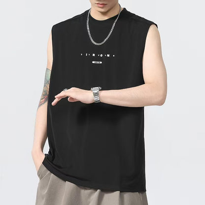 smooth ice-feeling sleeveless T-shirt
