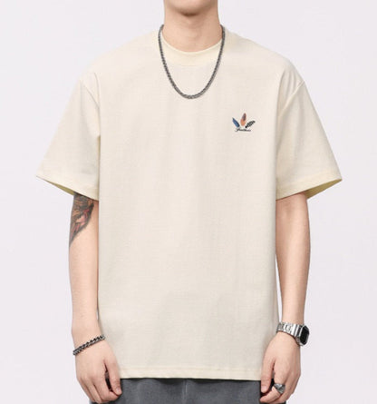 printed high quality smooth short sleeve T-shirt
