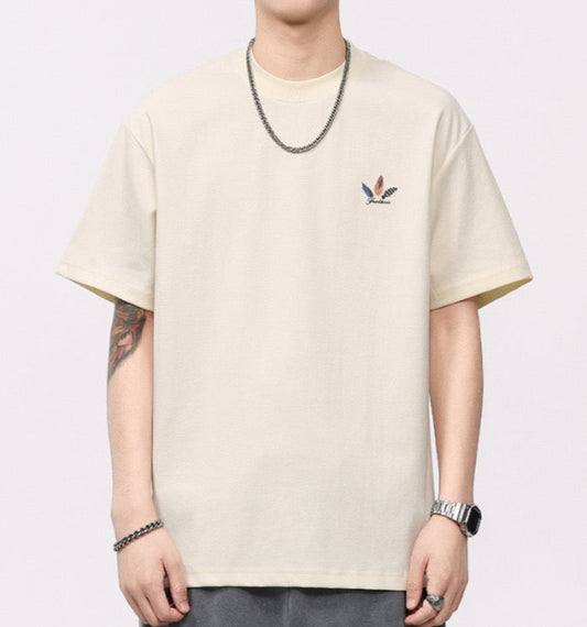 printed high quality smooth short sleeve T-shirt