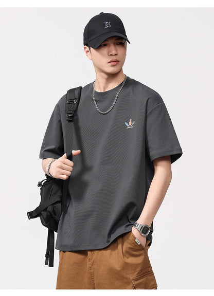 printed high quality smooth short sleeve T-shirt