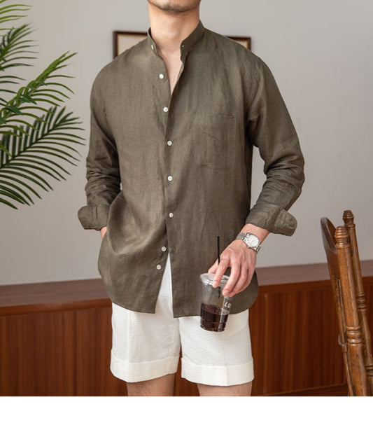 casual summer fashion long-sleeved shirt