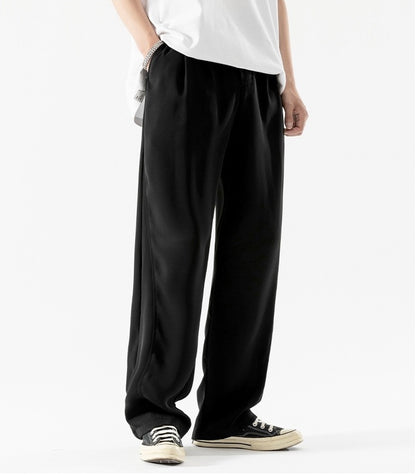 non-winkle,drapey long pants
