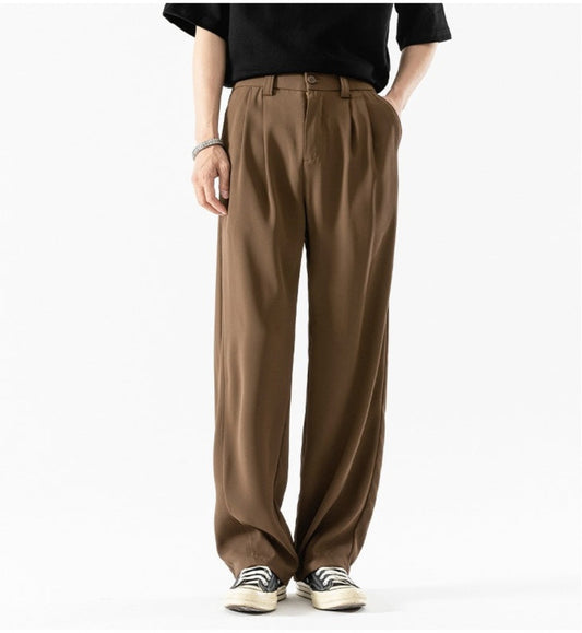 non-winkle,drapey long pants