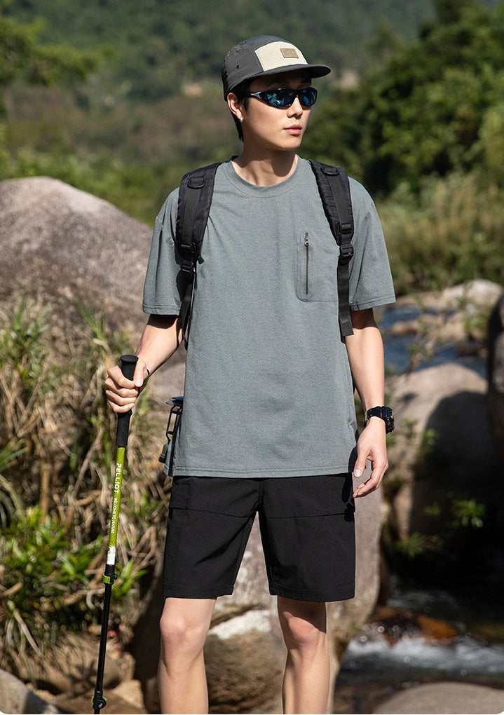 Baju-T ringan sukan UPF 50+