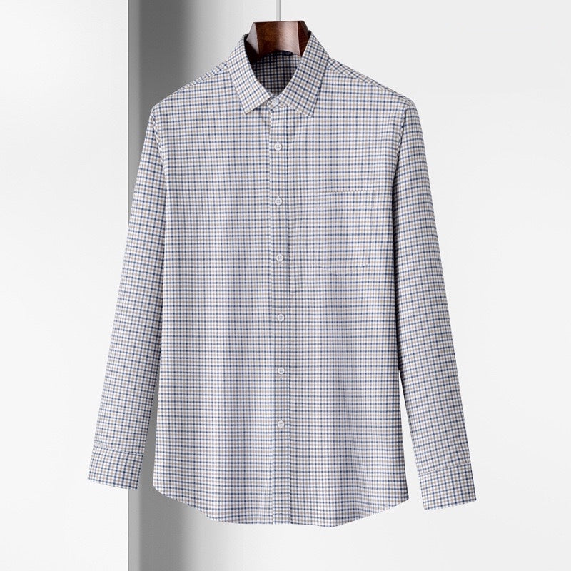 100% cotton high quality long sleeve Plaid Shirt