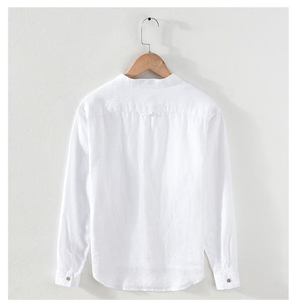100%linen casual shirt