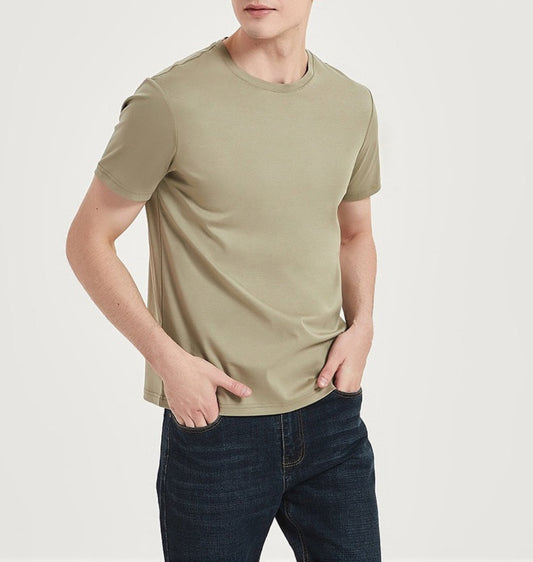 100% high count long staple cotton T-shirt