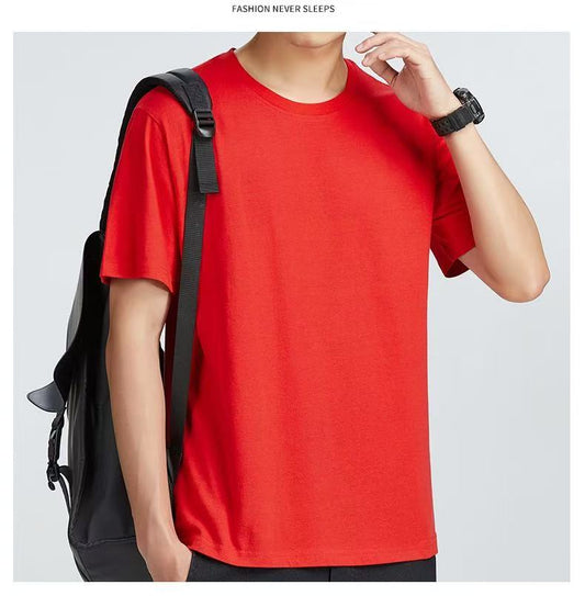 100% cotton soild color T-shirt